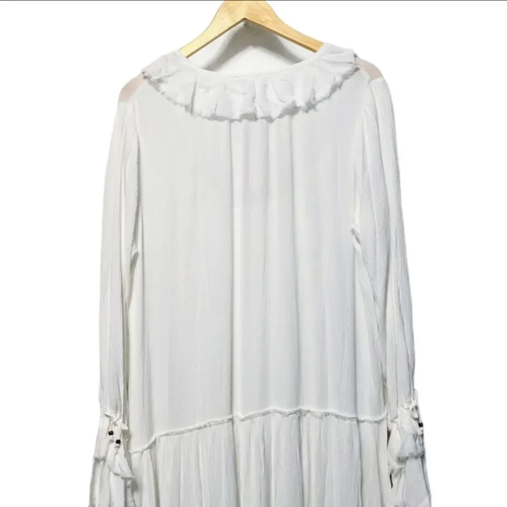 NWT FREE PEOPLE Sweet Darlin Maxi Dress Ivory M